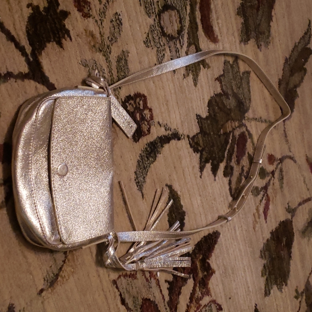 Gold American Eagle cross body bag